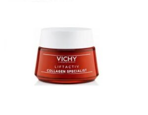عمل منتج COLLAGEN SPECIALIST على تصحيح العلامات التي تنتج بسبب فقدان البشرة لمادة الكولاجين.