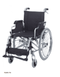 Fauteuil roulant en aluminium avec freins