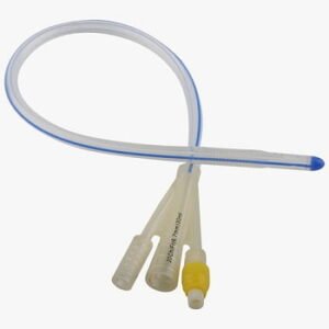 SONDE PROSTATIQUE DUFOUR SILICONE 3 VOIES - 16 PARAMEDICAL