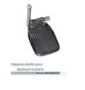 Repose-pieds pour fauteuil roulant - metal & plastique