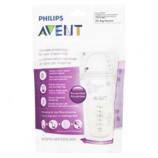 avent-sachets-de-conservation-pour-le-MPARA MAROC lait-maternel-180-ml-x25