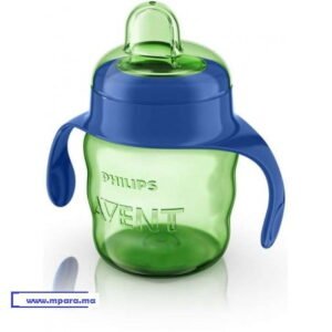 avent-tasse-verte-avec-anses-bleue-200-ml-6m-mpara maroc garcon-scf55105
