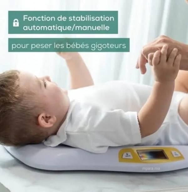⁦Pèse-Bébé Électronique Beurer BY80 Précision et confort pour suivre la croissance de bébé⁩ - الصورة ⁦6⁩