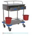 Chariot de soins médical en inox - Haute qualité pour professionnels de santé