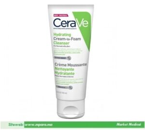 cerave-creme-moussante-nettoyante-hydratante-MPARA MAROC TETOUAN 100-ml-pns
