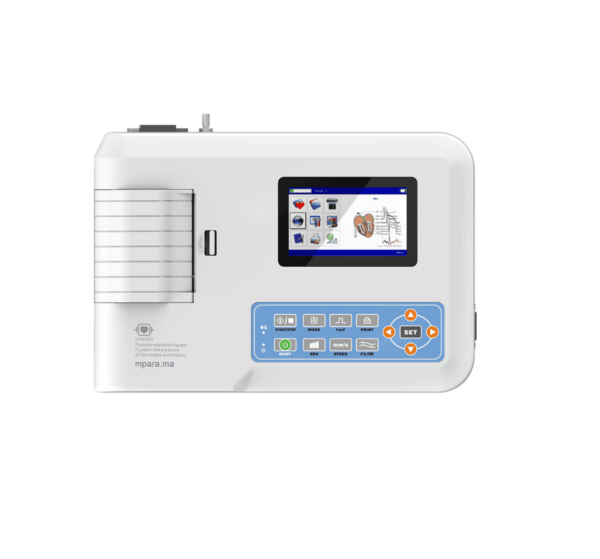 CardioMaster 3000 – ECG 3 pistes professionnel avec écran LCD couleur |OP-3000
