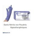 Gants Nitrile non Poudrés Hypoallergéniques
