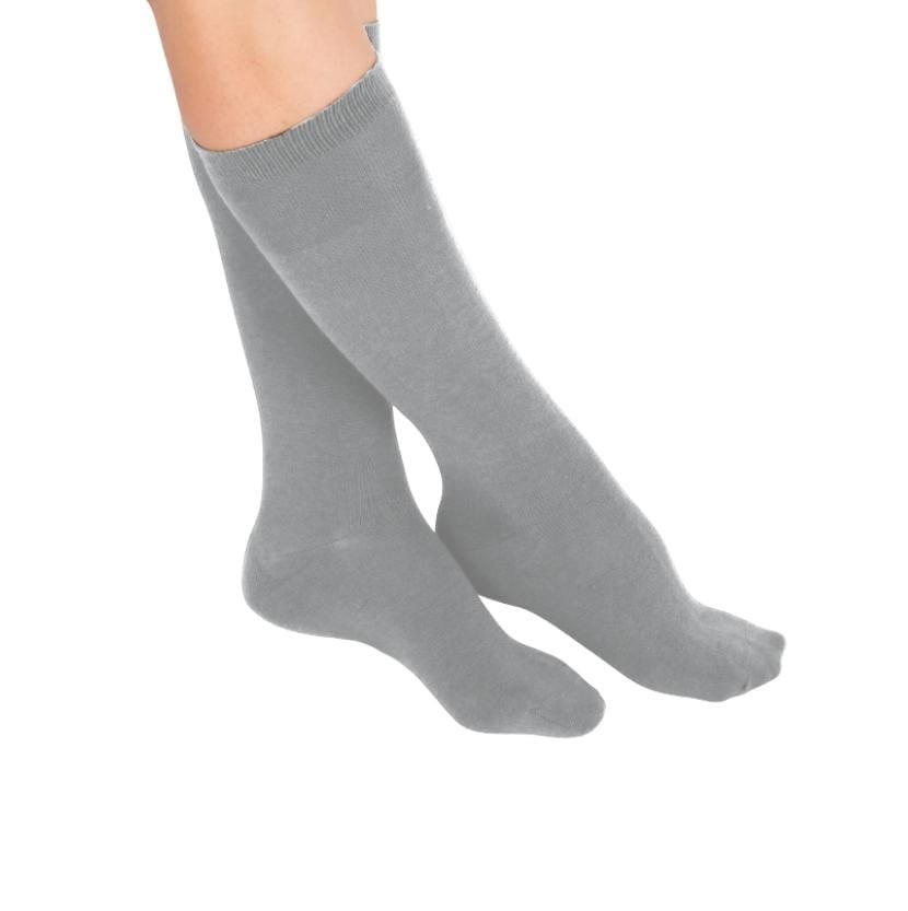 Chaussettes Diabétiques Bambou – Gris Clair