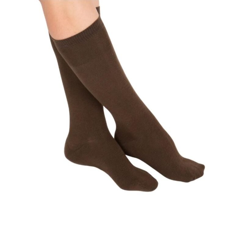 Chaussettes Diabétiques Bambou – Marron