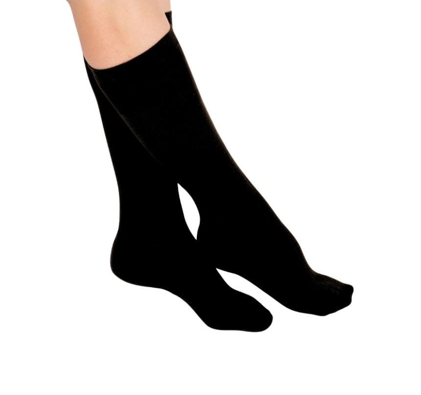Chaussettes Diabétiques Bambou – Noir