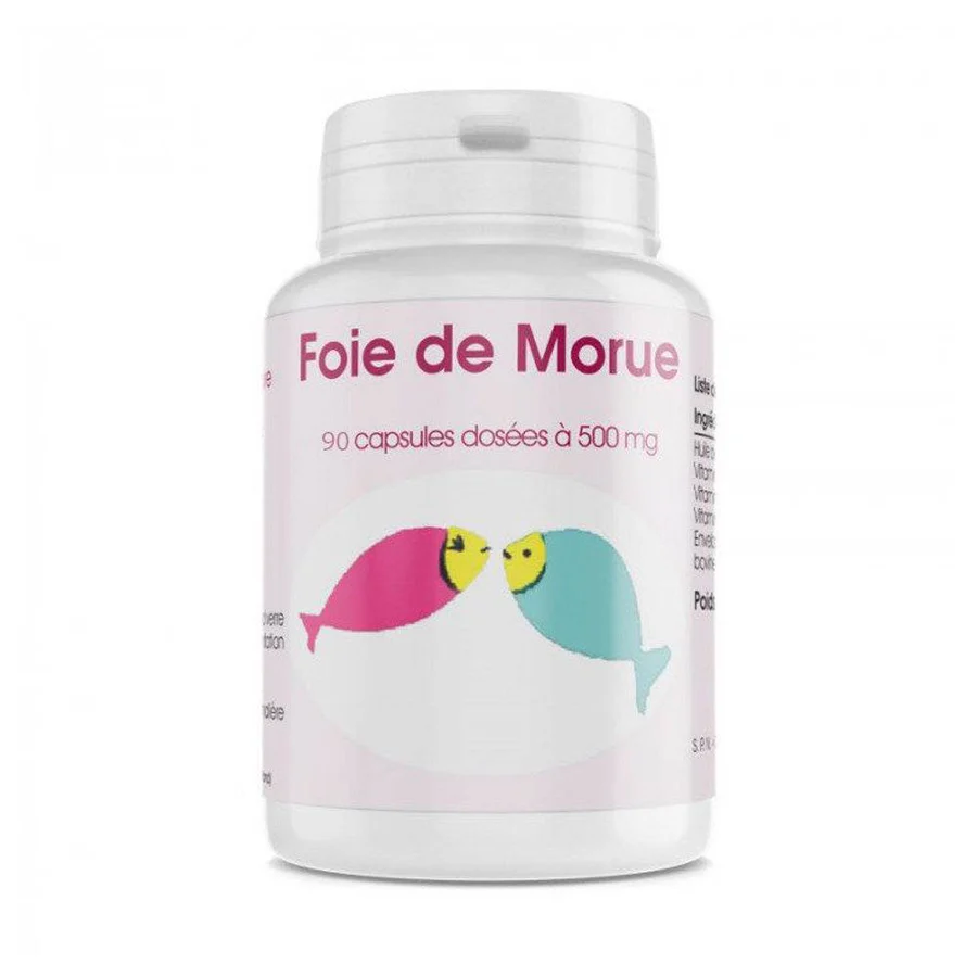 Vertu Plus Huile de Foie de Morue 500 mg – Oméga 3 – 90 capsules