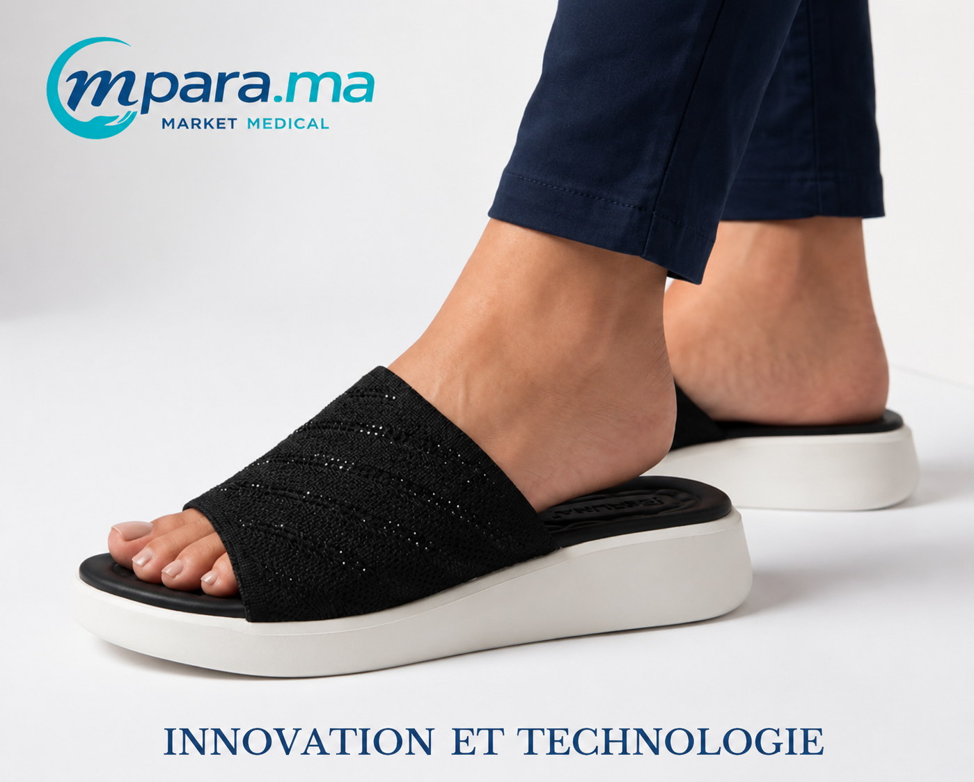 Bercama Sandale Médicale EVA – Semelle Souple et Confortable